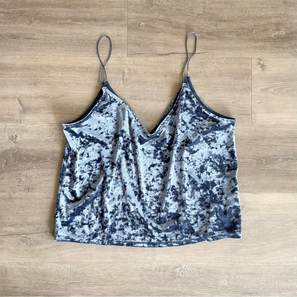 H&M Crushed Velvet Tank Top